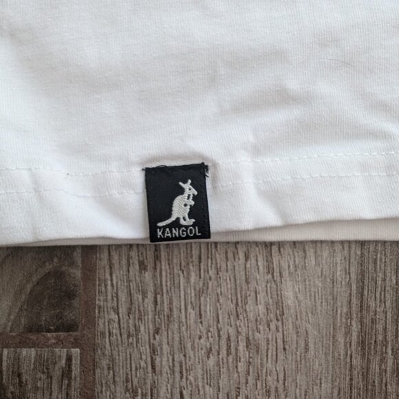 Kangol White T-Shirt Men’s Medium M – Classic Crew Neck – Cotton Blend - Picture 3 of 7